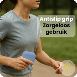 Hoesje Geschikt voor Apple Airpods Pro 3 - Siliconen Hoes met Clip - Silicone Case Cover - Lichtblauw — thumbnail 5