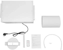 Aiverig® Mobiele Airco 280 W – Compact & Draagbare Airconditioner met Afstandsbediening, Timer & Ontvochtigingsfunctie – Stil 40–50 dB – Energiezuinig – Voor Slaapkamer, Kantoor & Camper – 41,5×28,3×20,5 cm