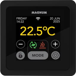 MAGNUM MRC² WiFi-klokthermostaat | RAL 9011 (Grafietzwart) — thumbnail 1