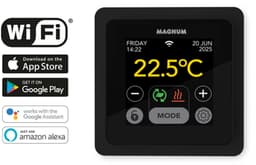 MAGNUM MRC² WiFi-klokthermostaat | RAL 9011 (Grafietzwart) — thumbnail 4