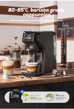 HiBrew 5 in 1Multi Capsule -koffiezetapparaat -Warm-Koud-Geschikt voor meerdere koffiesoorten — thumbnail 5