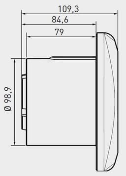 Soler & Palau Silent 100CRZ Ø 100mm - Badkamerventilator — thumbnail 3