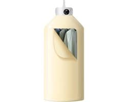 Uten Draagbare Elektrische Droger Gr889 - Ophangbaar Design - Warmtepompdroger - 600 W - Timer 0-300 Min - Mini Wasdroger - Tot 3kg Wasgoed - Hoogte 100 cm - Beige
