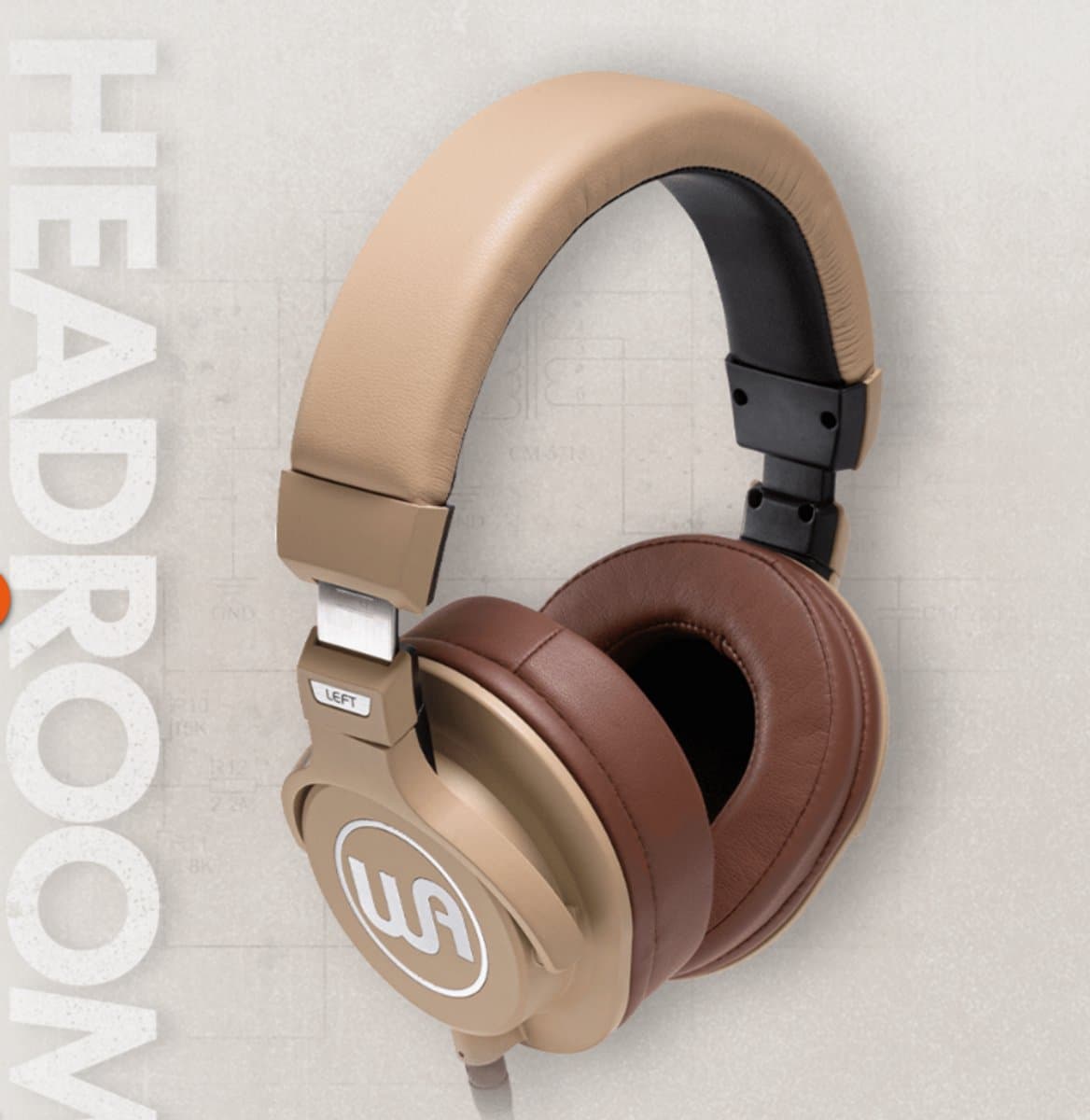 Warm Audio HeadRoom Hoofdtelefoons Bedraad Hoofdband Podium/studio Lichtbruin — afbeelding 1