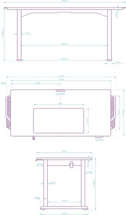 Ultradesk UPLIFT LED RGB – Wit – Elektrisch Verstelbaar Bureau met Verlichting – Zit/Stabureau voor Gaming, Home Office & Kantoor – Inclusief Accessoires — thumbnail 3
