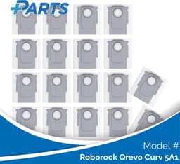 Roborock Qrevo Curv 5A1 Stofzakken (18 Stuks, Plus.Parts® alternatief voor 8.02.0239) — thumbnail 1