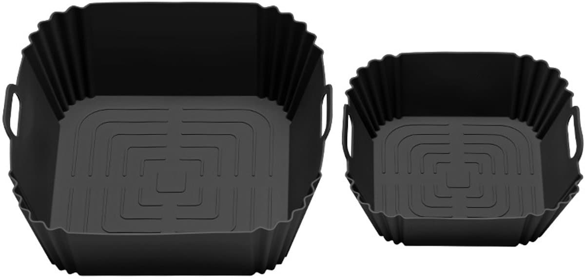 Geschikt voor NINJA Crispi FN101GY Airfryer siliconen bakplaat siliconen bakplaat airfryer accessoires voor airfryer- zwart — afbeelding 1