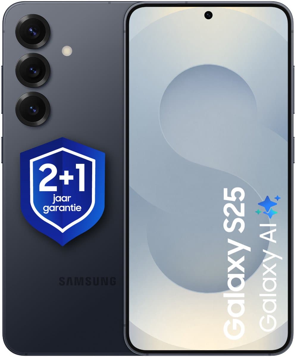 Samsung Galaxy S25 5G - 512GB - Black + 1 jaar extra garantie — afbeelding 1