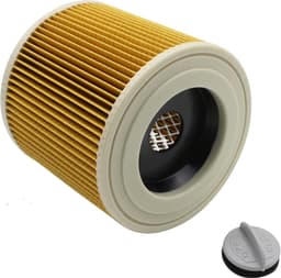 WD3-patroonfilter, compatibel met Karcher WD-serie WD2 WD3 WD3P A2004 MV2 MV3 nat- en droogzuigerpatroonfilters — thumbnail 2