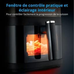 XL Heteluchtfriteuse met 5 liter, Digitaal Bedieningspaneel en 10 Automatische Programma's — thumbnail 3