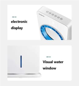 Draagbare 3-in-1 luchtkoeler met digitale LED-display en afstandsbediening — thumbnail 5