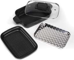 5-in-1 Multi-Cooker en Grill voor Gezond Koken, Met Antiaanbaklaag en Stoomfunctie — thumbnail 3