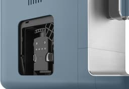SMEG BCC12SBMEU - Espressomachine - Mat Storm Blue - Volautomatisch met stoompijp — thumbnail 2