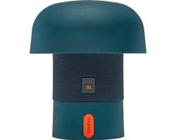 Kooduu Sensa PLAY Mini - Bluetooth Speaker met SOUND BY JBL - Dimbare LED-lamp - Oplaadbare batterij - Nachtlamp - Dimbaar - 16cm hoog - kleur Deep Aquamarine