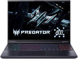Acer Predator Helios Neo 16 AI PHN16-73-99XR 16" Core Ultra 9 WQXGA 240Hz RTX 5070 TI Gaming-laptop - QWERTY-toetsenbord — thumbnail 1
