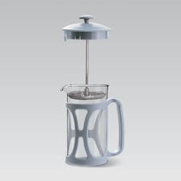 Maestro Franse Koffiezetter/Teepot Blauw 1000ml RVS & Glas — thumbnail 3