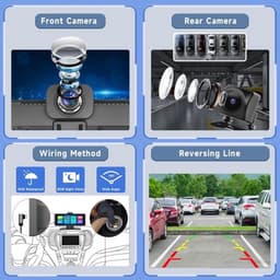 Dashcam Auto – Voor & Achter – Bluetooth Koppeling – Breed Bereik Groothoek – Parkeerstand – Continu Loop Recording — thumbnail 4