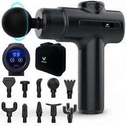 Massage Gun - Massage Gun Professioneel - Krachtig Massage Pistool - Massage Apparaat - Massagegun - 10 Opzetstukken - 99 Snelheden - Draadloos - Inclusief Koffer — thumbnail 1