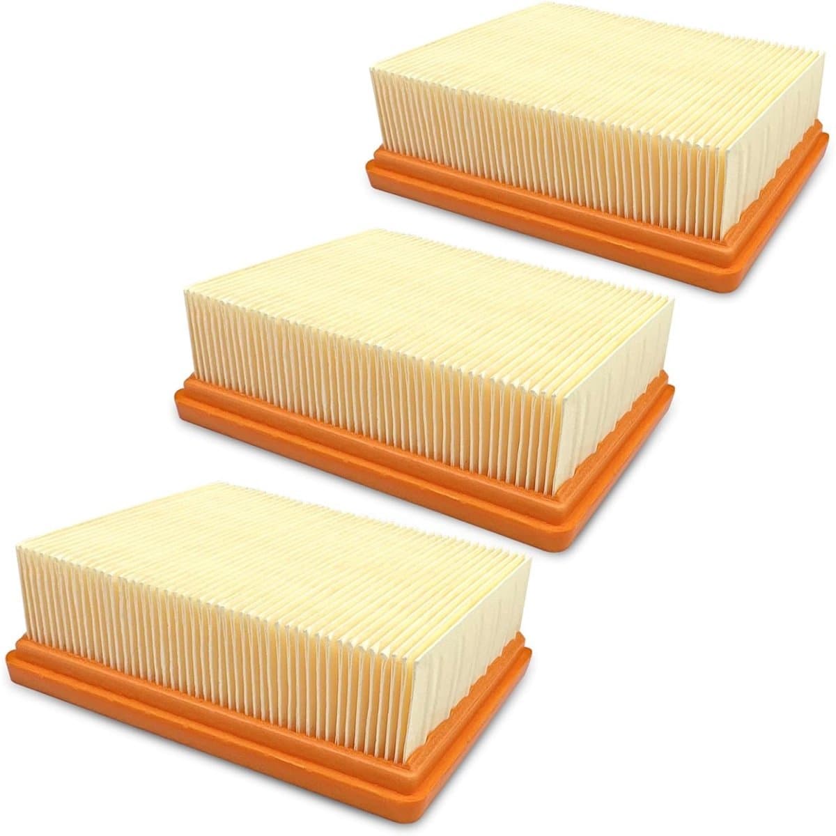 EXCITAT 3 stuks - Filter - Vervangfilter - Filteraccessoires - Geschikt voor Karcher WD5 WD4 MV4 MV5 — afbeelding 1