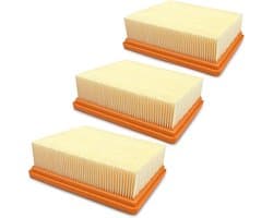 EXCITAT 3 stuks - Filter - Vervangfilter - Filteraccessoires - Geschikt voor Karcher WD5 WD4 MV4 MV5