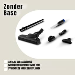 SCH® Steelstofzuiger met snoer - Steelstofzuiger - Stofzuiger - Zwart - 112cm x 25cm x 58cm — thumbnail 4