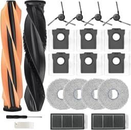 Accessoires Geschikt voor Dreame X50 Ultra Complete/ L50 Pro Ultra/L40s Pro Ultra, 2 x hoofdrolborstel, 6 x stofzak, 4 x zijborstels, 2 x filter, 4 x dweildoeken — thumbnail 1