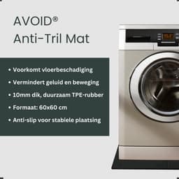 AVOID® 2x Anti Tril Mat voor Wasmachine en Droger - Geluiddempend, Anti-Slip en Trillingsvrij voor Stabiele Apparaten — thumbnail 2