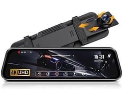 Dashcam voor auto voor en achter – Dual dashcam – Voor- en achtercamera – Autocamera – Full HD dashcam – Dashcam met nachtzicht – Dashcam met bewegingssensor – Groothoeklens – Parkeermodus – Loop recording – Dashcam met SD-kaart