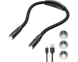 Led Nek Leeslamp met Dimbare Helderheid en Oplaadbare Accu - Ideaal voor Lezen in Bed