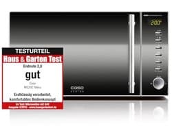 Magnetron 20 liter 800 W in zwart met roestvrij staal