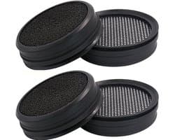 4 stuks Filter - geschikt voor Philips SpeedPro FC8009/01 / CP0948 - Geschikt voor SpeedPro en SpeedPro Aqua - 5000 en 5000 Aqua series - stofzuiger motorfilter - stofzuigerfilter nr. FC8009/01 - CP0948 - Schuim wasbaar