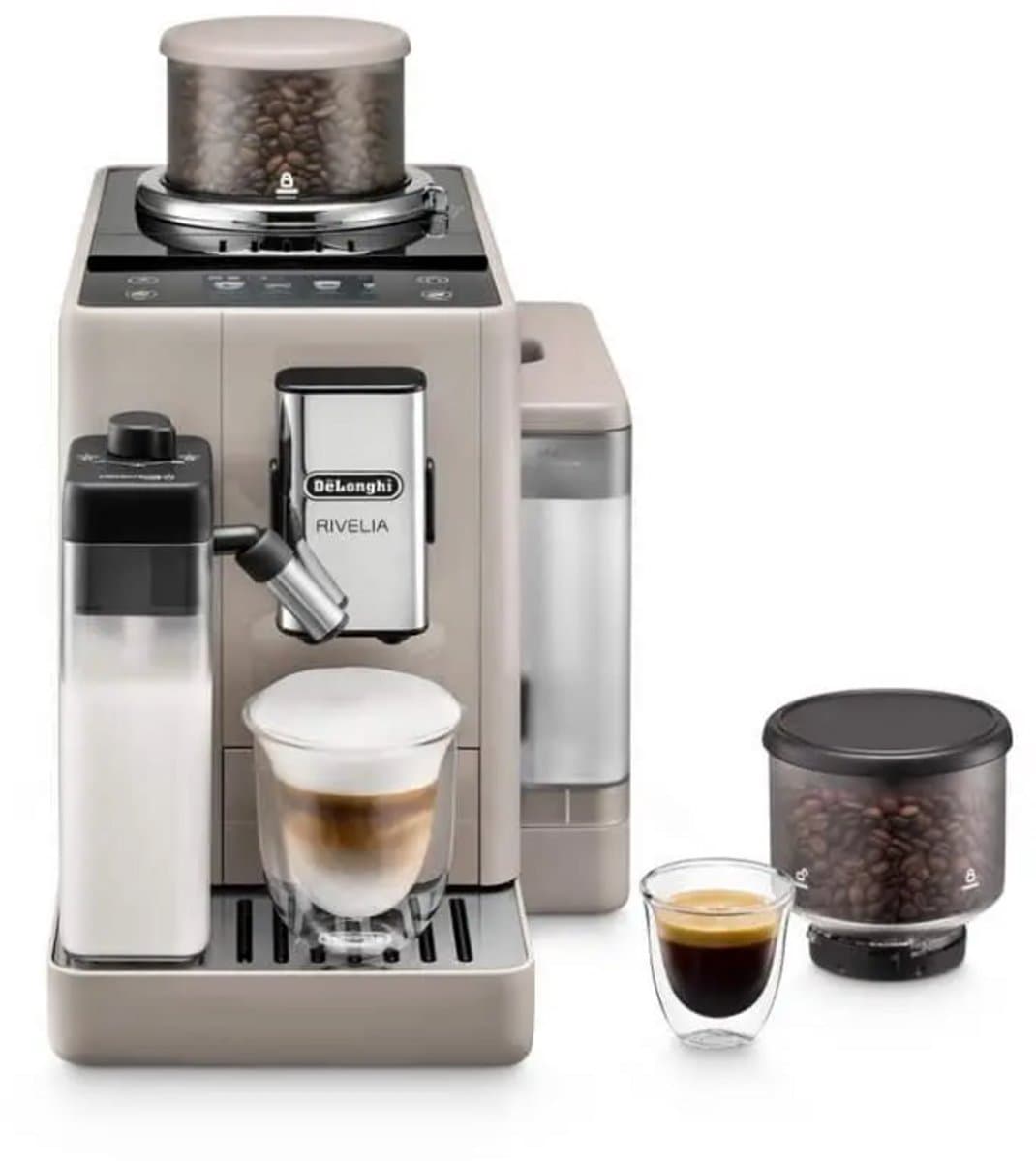 De'Longhi Rivelia EXAM440.55.BG - Volautomatische espressomachine - Beige — afbeelding 1