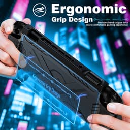 YONO Hard Case geschikt voor Nintendo Switch 2 - Ergonomische Grip Hoesje met Cover - Beschermhoes - Zwart — thumbnail 3