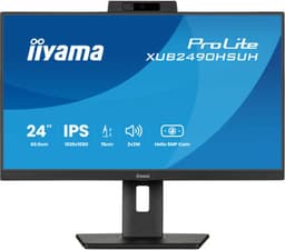 iiyama 24-inch IPS-monitor met ingebouwde Windows Hello-camera en microfoon — thumbnail 5