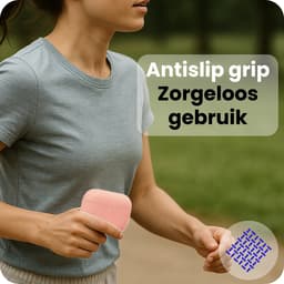Hoesje - Geschikt voor Apple Airpods Pro 3 - Siliconen Hoes met Clip - Silicone Case Cover - Lichtroze — thumbnail 5