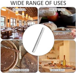 Compacte Kruimelverwijderaar van Roestvrij Staal met Gebogen Rand - Ideale Accessoire voor een Schone Tafel — thumbnail 3