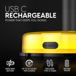 Draagbare Clipventilator - Oplaadbare 10 Uur Batterij - 360° Rotatie en 90° Kantelbaar - Voor Kinderwagen, Bureau of Nachtkastje - Met Aromatherapie en LED-Lamp — thumbnail 2