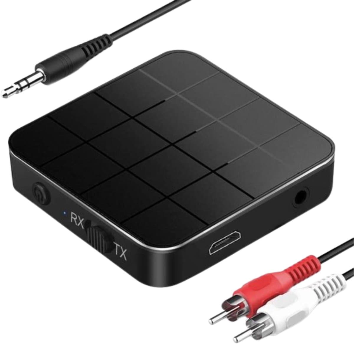 Bluetooth Transmitter & Receiver 2 in 1 - BT 5.0 - 3.5MM AUX / RCA - Bluetooth Zender - Bluetooth Ontvanger - Bluetooth Transmitter - Bluetooth Receiver — afbeelding 1