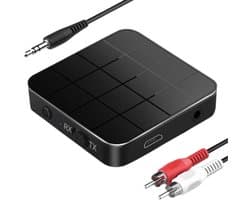 Bluetooth Transmitter & Receiver 2 in 1 - BT 5.0 - 3.5MM AUX / RCA - Bluetooth Zender - Bluetooth Ontvanger - Bluetooth Transmitter - Bluetooth Receiver