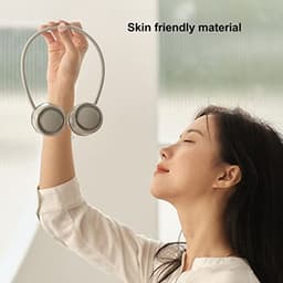 Opvouwbare Nekventilator voor Dames - Draagbare Koeling met 3 Snelheden en 1600mAh USB Oplaadbare Batterij — thumbnail 5