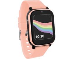 One2track Connect NEXT roze | GPS horloge voor kinderen | Bekijk de locatie van je kind. Stel veilige zones in. En videobellen met de leukste smartwatch voor kinderen