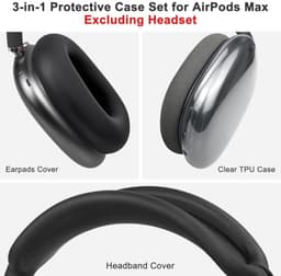 Protective case for AirPods Max - Headband cover and TPU case — thumbnail 5