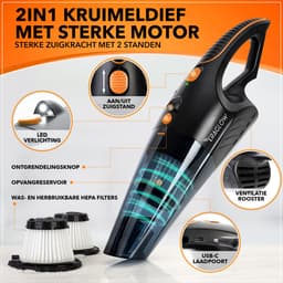 Eraglow® Kruimeldief met steel - Handstofzuiger - Kruimeldief snoerloos - Snoerloze Kruimeldief met Steel – Jouw ultieme schoonmaakpartner — thumbnail 3