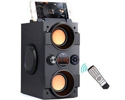 Draagbare Bluetooth-luidspreker met 30W Vermogen en Dubbele Subwoofers - Voor Buiten Gebruik