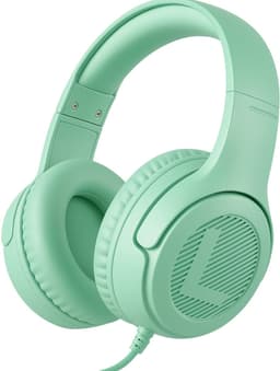 StayPowered Kinderheadset - Veilige, Comfortabele en Duurzame Hoofdtelefoon met Volumebegrenzing! - Compact Design - Hoogwaardige Geluid - HD Microfoon - Ingebouwde Volumebegrenzer - Opvouwbaar -Groen - Levering Sneller dan Aangegeven! — thumbnail 1