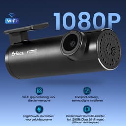 Dashcam - met Wifi en App - Dashcam voor Auto - Dashcams - G-sensor en Nachtzicht - 2K Kwaliteit - Faas — thumbnail 2