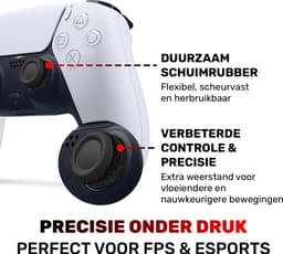ProFPS Thumbsticks & Precision Rings Set - Geschikt voor PS5 - Zwart — thumbnail 3