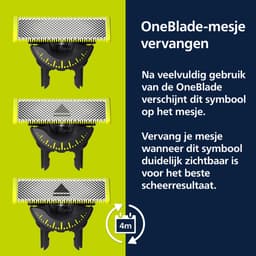 PHILIPS OneBlade 360 Blade - Vervangmesjes - 1 stuk - QP410/50 — thumbnail 3