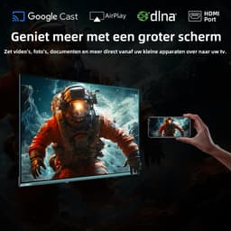 CHiQ U43QM10V - Smart TV 43 Inch - QLED Pro Google TV - UHD 4K - Randloos Metal Design - Dolby Audio - Nieuw — thumbnail 17