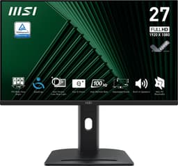 MSI PRO MP275PG - Full HD IPS Monitor - 100Hz - 27 inch - 4 Way Adjustable - Speakers — thumbnail 1